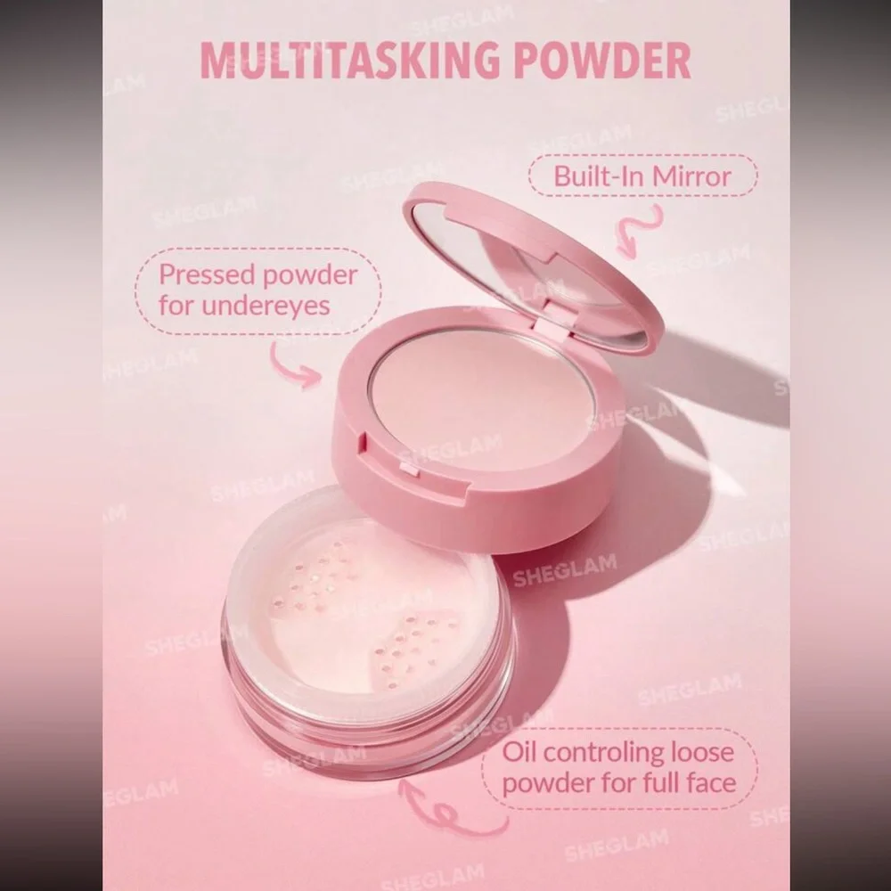 SHEGLAM Insta-Ready Face & Under Eye Setting Powder Duo